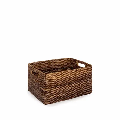 Baskets - The Colonial Magazine Basket - Natural Brown - M - BAZAR BIZAR LIVING