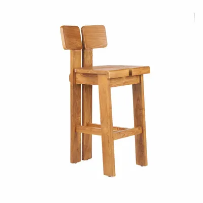 Tabourets - Le Tabouret de Bar Sama Sama - Naturel - BAZAR BIZAR LIVING