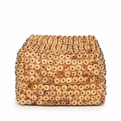 Caskets and boxes - The Coconut Shell Basket - Natural - L - BAZAR BIZAR LIVING