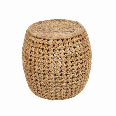 Stools - The Zarkah Stool - Natural - BAZAR BIZAR LIVING