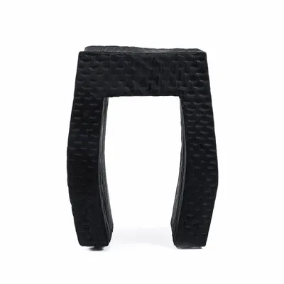 Stools - The Montano Stool - Black - BAZAR BIZAR LIVING
