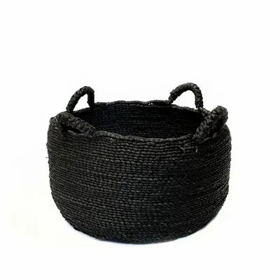 Corbeilles - Baskets Les Quatre Mains - Noir - M - BAZAR BIZAR LIVING