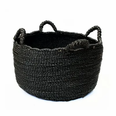 Baskets - Les Quatre Mains Baskets - Black - L - BAZAR BIZAR LIVING