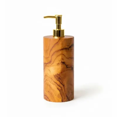 Soap dishes - The Wooden Soap Dispenser - Natural - BAZAR BIZAR LIVING