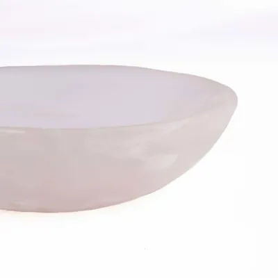 Bowls - The Resin Organic Bowl - Pink White - M - BAZAR BIZAR LIVING