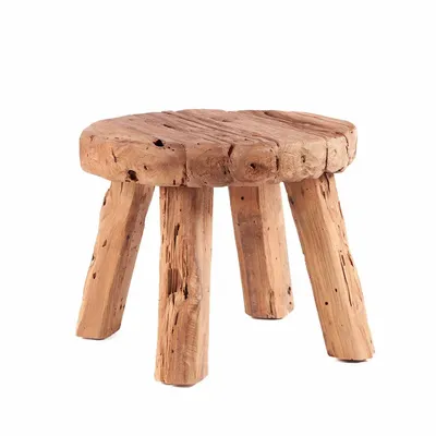 Other tables - The Marabunta Rustic Side Table - Natural - BAZAR BIZAR LIVING
