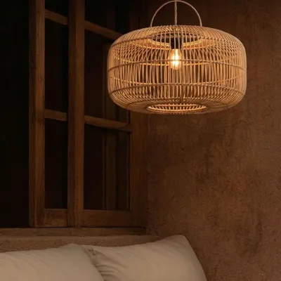 Blinds - The Arun Pendant - Natural - L - BAZAR BIZAR LIVING