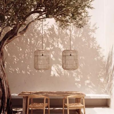 Blinds - The Bozelo Pendant - Natural - M - BAZAR BIZAR LIVING