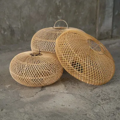 Blinds - The Wholly Pendant - Natural - L - BAZAR BIZAR LIVING