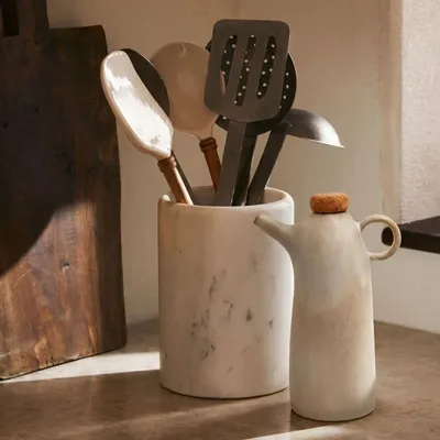 Carafes - La Bouteille d'Huile d'Olive N°78 - Blanche - BAZAR BIZAR LIVING