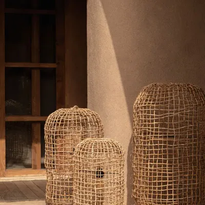 Abat-jours - La Suspension Kuso - Naturelle - M - BAZAR BIZAR LIVING