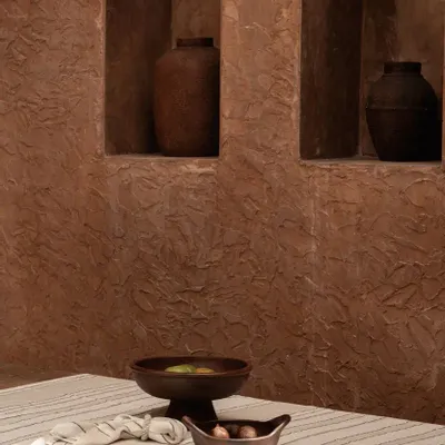 Everyday plates - The Ethnic Deep Plate - Terracotta - BAZAR BIZAR LIVING