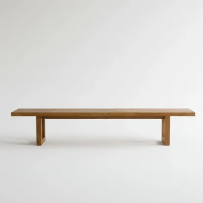 Bancs - Banc à Pied Carré - Naturel - 280 - BAZAR BIZAR LIVING