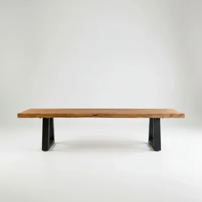 Bancs - Le Banc Avec Pieds En Fer - Naturel - 220 - BAZAR BIZAR LIVING