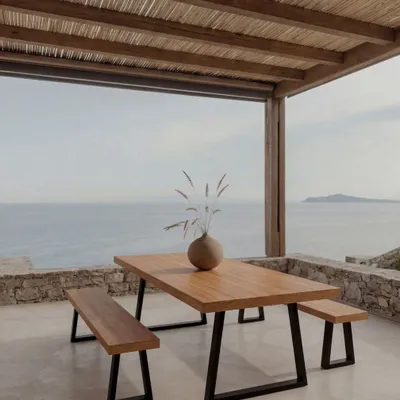 Bancs - Le Banc Avec Pieds en Fer - Naturel - 280 - BAZAR BIZAR LIVING