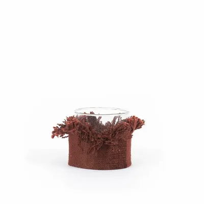 Candlesticks and candle holders - The Oh My Gee Candle Holder - BurgundyVelvet - S - BAZAR BIZAR LIVING
