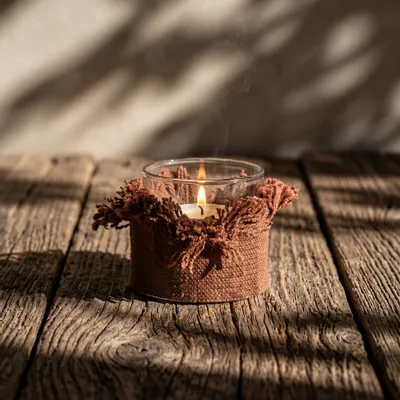 Candlesticks and candle holders - The Oh My Gee Candle Holder - BurgundyVelvet - S - BAZAR BIZAR LIVING