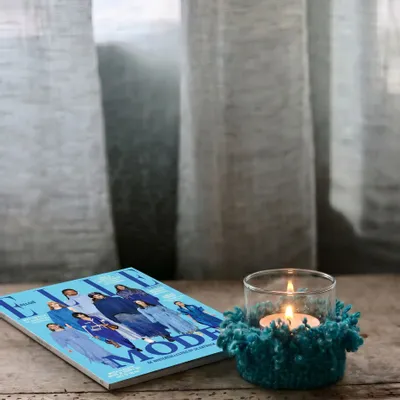 Candlesticks and candle holders - The Oh My Gee Candle Holder - Aqua - S - BAZAR BIZAR LIVING