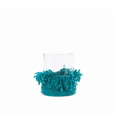 Candlesticks and candle holders - The Oh My Gee Candle Holder - Aqua - L - BAZAR BIZAR LIVING