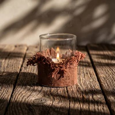 Candlesticks and candle holders - The Oh My Gee Candle Holder - Burgundy Velvet - M - BAZAR BIZAR LIVING
