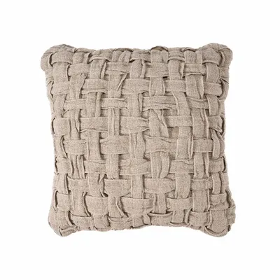 Coussins - La Housse de Coussin Linen Crosier - Naturel - BAZAR BIZAR LIVING