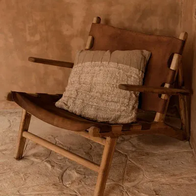 Cushions - The Linen Edit Cushion Cover - Natural - BAZAR BIZAR LIVING