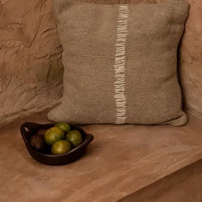 Cushions - The Linen Stitch Cushion Cover - Natural White - BAZAR BIZAR LIVING