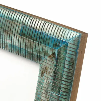 Cadres - Le Cadre Ocean Ripple - Turquoise - 10x15 - BAZAR BIZAR LIVING