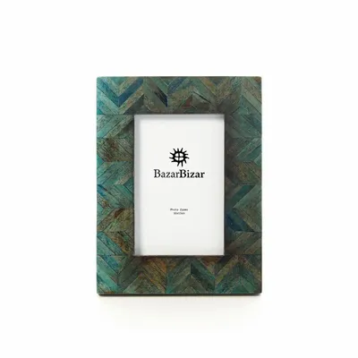 Frames - The Drift Bleu Mosaic Frame - 10x15 - BAZAR BIZAR LIVING