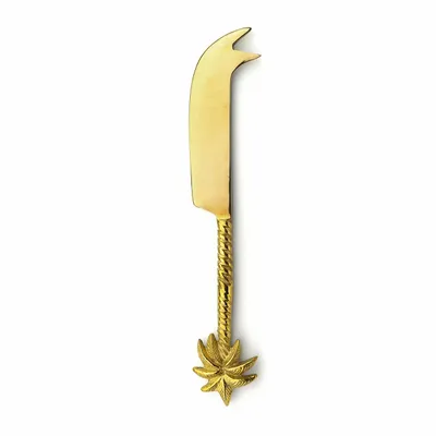 Knives - The Palm Tree Cheese Knife - Gold - BAZAR BIZAR LIVING