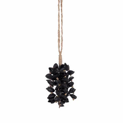 Decorative objects - The Midnight Shell Tassel - Black - BAZAR BIZAR LIVING