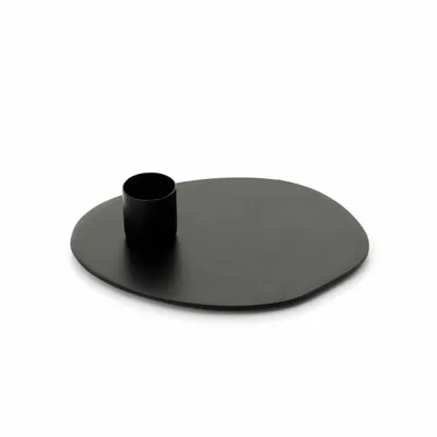 Candlesticks and candle holders - The Glowpad Candle Holder - Black - S - BAZAR BIZAR LIVING