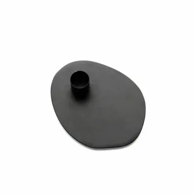 Candlesticks and candle holders - The Glowpad Candle Holder - Black - S - BAZAR BIZAR LIVING