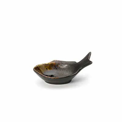 Bols - Le Bol En Forme De Poisson Merapi - Brun - S - BAZAR BIZAR LIVING