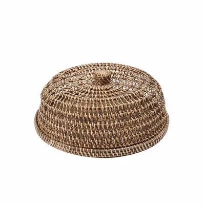 Plats et saladiers - La Cloche Alimentaire En Rotin - Brun Naturel - M - BAZAR BIZAR LIVING