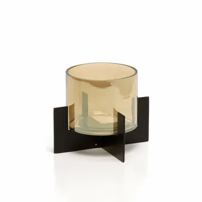 Bougeoirs et photophores  - Le Hurricane X - Noir - Bas - BAZAR BIZAR LIVING