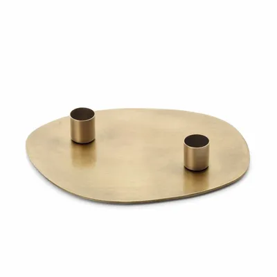Bougeoirs et photophores  - Le Bougeoir Glowpad - Or - M - BAZAR BIZAR LIVING