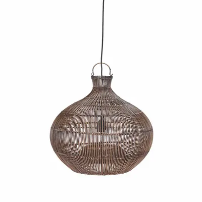 Abat-jours - La Desert Gourd Suspension - Noyer Foncé - S - BAZAR BIZAR LIVING