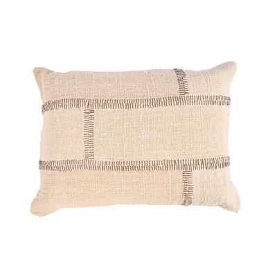 Coussins - La Housse de Coussin Stonepath - Naturel - BAZAR BIZAR LIVING