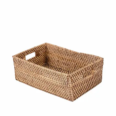 Caskets and boxes - The Rattan Storage Keeper - Natural Brown - BAZAR BIZAR LIVING