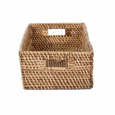 Caskets and boxes - The Rattan Storage Keeper - Natural Brown - BAZAR BIZAR LIVING