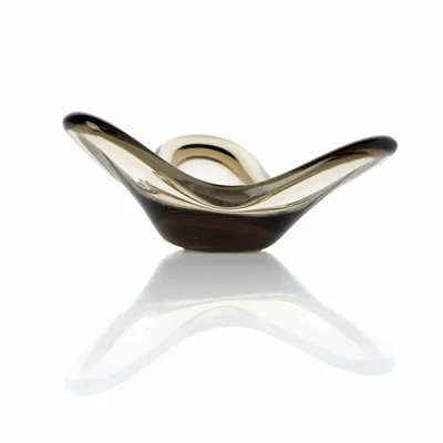 Bougeoirs et photophores  - Le Bougeoir Liquid Form - Fumé - BAZAR BIZAR LIVING