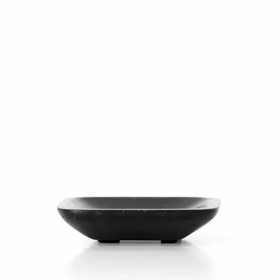 Soap dishes - The Marble Soap Dish - Marine Black - BAZAR BIZAR LIVING
