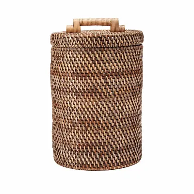 Boîtes de rangement  - Le Panier En Rotin Haut - Brun Naturel - BAZAR BIZAR LIVING