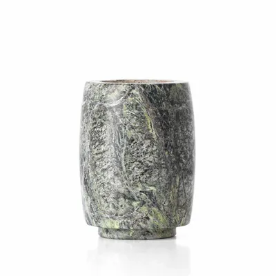 Bougeoirs et photophores  - Le Bougeoir en Marbre Bidasar - Vert - Haut - BAZAR BIZAR LIVING