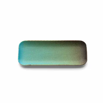 Assiettes au quotidien - L’Assiette Rectangulaire Lagoon - M - BAZAR BIZAR LIVING