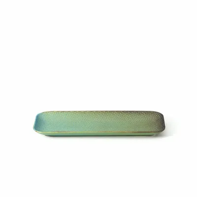 Everyday plates - The Lagoon Rectangular Plate - L - BAZAR BIZAR LIVING