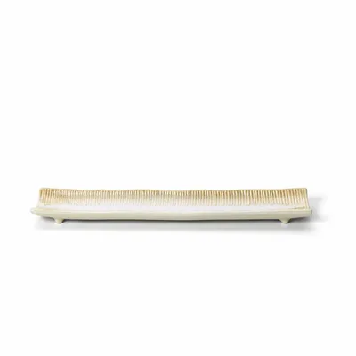 Platter and bowls - The Da Rocha Long Platter - White Honey - BAZAR BIZAR LIVING