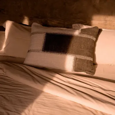 Cushions - The Cocoa Patchwork Cushion Cover - Natural Brown - BAZAR BIZAR LIVING