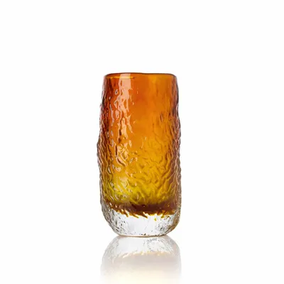Glass - The Marbella Glow Highball - Amber - BAZAR BIZAR LIVING